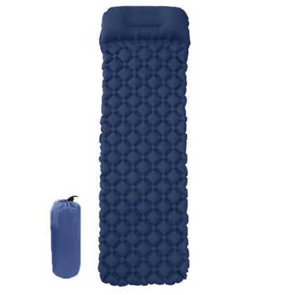 Inflatable Camping Air Mattress with Pillow – 500g Ultralight, 144 Flexible Air Cells, Dual-Layer Insulation, Leak-Proof Valve | Backpacking, Hiking & All-Season Camping