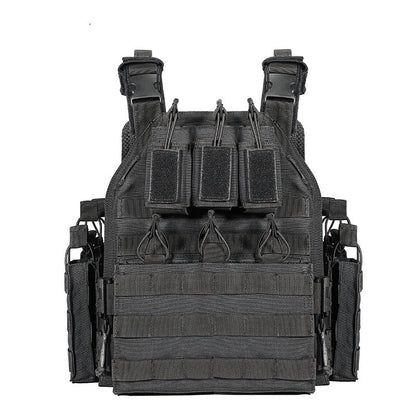 Olyyra Lightweight Quick-Dismantle Outdoor Vest – One-Way Release Buckle, 360° Protective Coverage, Detachable Sundry Bag & Mesh Shoulder Pad | Hiking, Camping & Backcountry Use