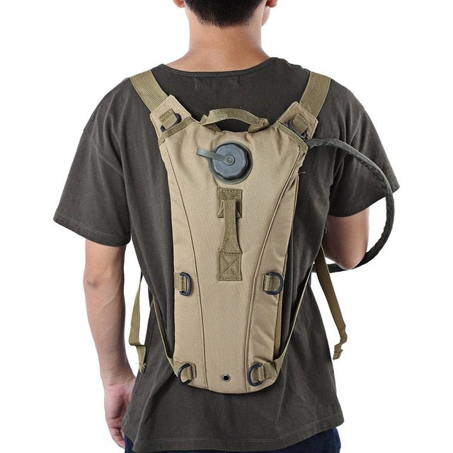 3L Hydration Backpack – Water-Resistant Oxford Fabric, Hands-Free Drinking Hose, Breathable Back Pad, Adjustable Unisex Fit