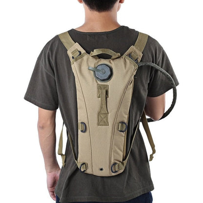 3L Hydration Backpack – Water-Resistant Oxford Fabric, Hands-Free Drinking Hose, Breathable Back Pad, Adjustable Unisex Fit