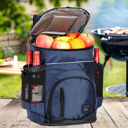 Olyyra Insulated Backpack Cooler Bag – 33L Capacity, Holds 36 Cans or 12 Bottles, Leakproof, Padded Adjustable Straps | Camping, Beach, Hiking & Picnics