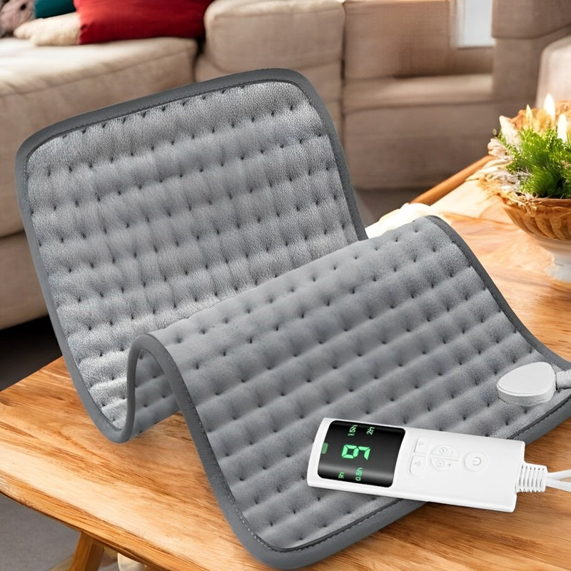 Olyyra Infrared Electric Heating Pad – 9 Adjustable Heat Settings (28–51°C), Moist & Dry Therapy, 0.5–2H Timer, Soft Micro-Plush | Back, Knee, Shoulder & Period Pain Relief
