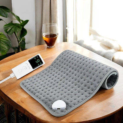 Olyyra Infrared Electric Heating Pad – 9 Adjustable Heat Settings (28–51°C), Moist & Dry Therapy, 0.5–2H Timer, Soft Micro-Plush | Back, Knee, Shoulder & Period Pain Relief