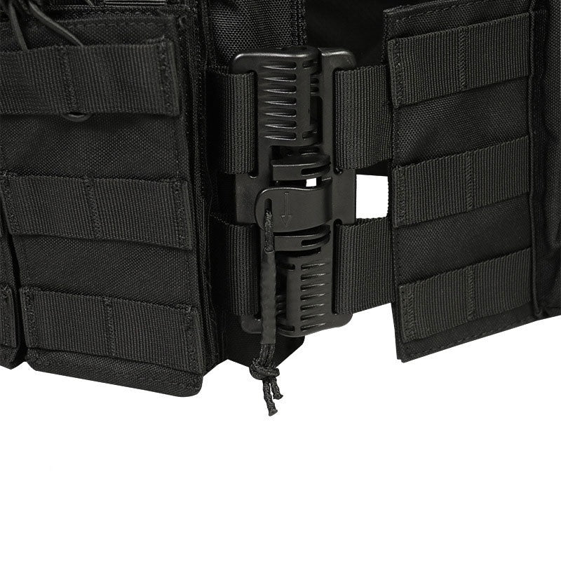 The Quick-Release Tactical Vest – 1000D Nylon, Full MOLLE System, Breathable Mesh, Water Bag Compartment | Black, Military Green & CP Camo