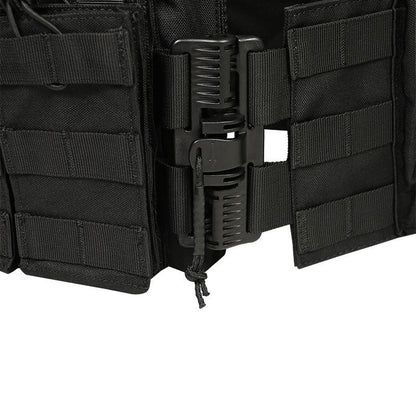 The Quick-Release Tactical Vest – 1000D Nylon, Full MOLLE System, Breathable Mesh, Water Bag Compartment | Black, Military Green & CP Camo