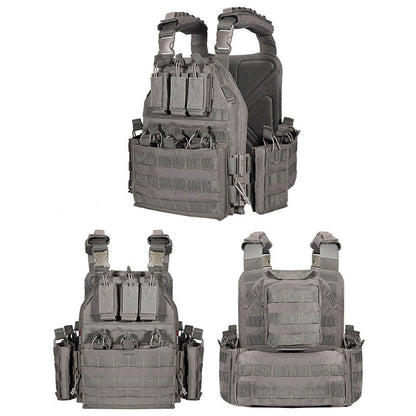 Olyyra Lightweight Quick-Dismantle Outdoor Vest – One-Way Release Buckle, 360° Protective Coverage, Detachable Sundry Bag & Mesh Shoulder Pad | Hiking, Camping & Backcountry Use