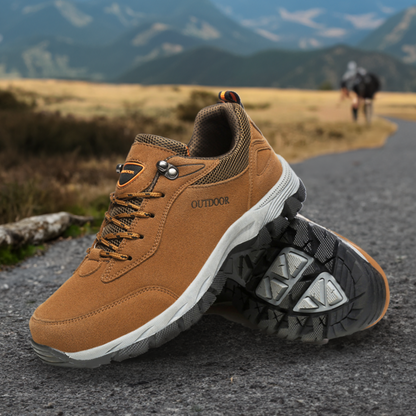 Olyyra Orthopedic Pain-Relief Hiking Shoes – Premium Arch Support Insoles, Roomy Toe Box, Waterproof Stretch Upper, Non-Slip Rolling Sole | Plantar Fasciitis, Bunions, Arthritis & Sensitive Feet | EU 36–48