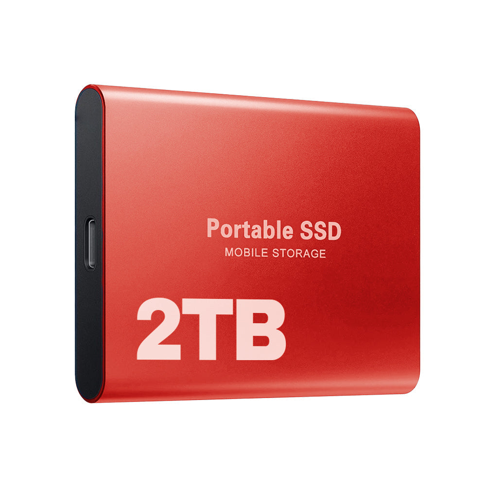 Olyyra 2TB USB-C External SSD – USB 3.1 Type-C, Lightning-Fast Boot & Load Speeds, Compact & Energy-Efficient
