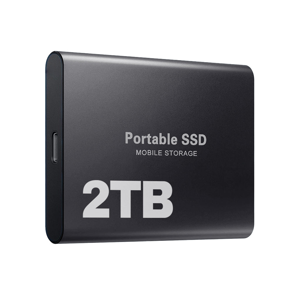 Olyyra 2TB USB-C External SSD – USB 3.1 Type-C, Lightning-Fast Boot & Load Speeds, Compact & Energy-Efficient