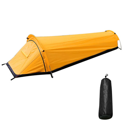 Trekvento SoloShield Ultralight Single Tent | Waterproof & Windproof | With Aluminum Poles & Storage Bag | For Trekking, Hiking & Camping