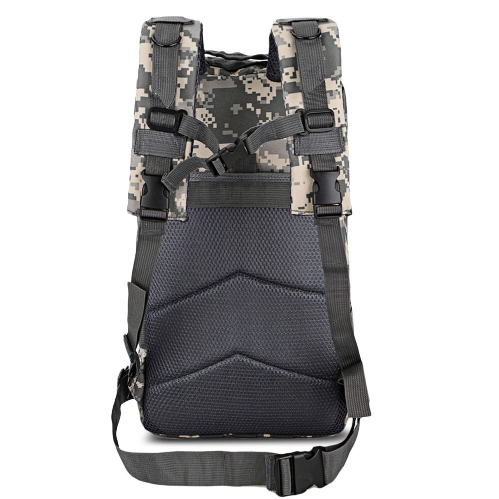 Olyyra Military Tactical Backpack 25L – Wear-Resistant, MOLLE System, Multi-Pocket, Padded Straps | Camping, Hiking, Travel & Outdoor Adventures