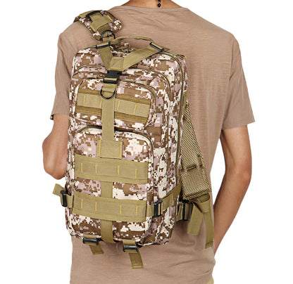 Olyyra Military Tactical Backpack 25L – Wear-Resistant, MOLLE System, Multi-Pocket, Padded Straps | Camping, Hiking, Travel & Outdoor Adventures