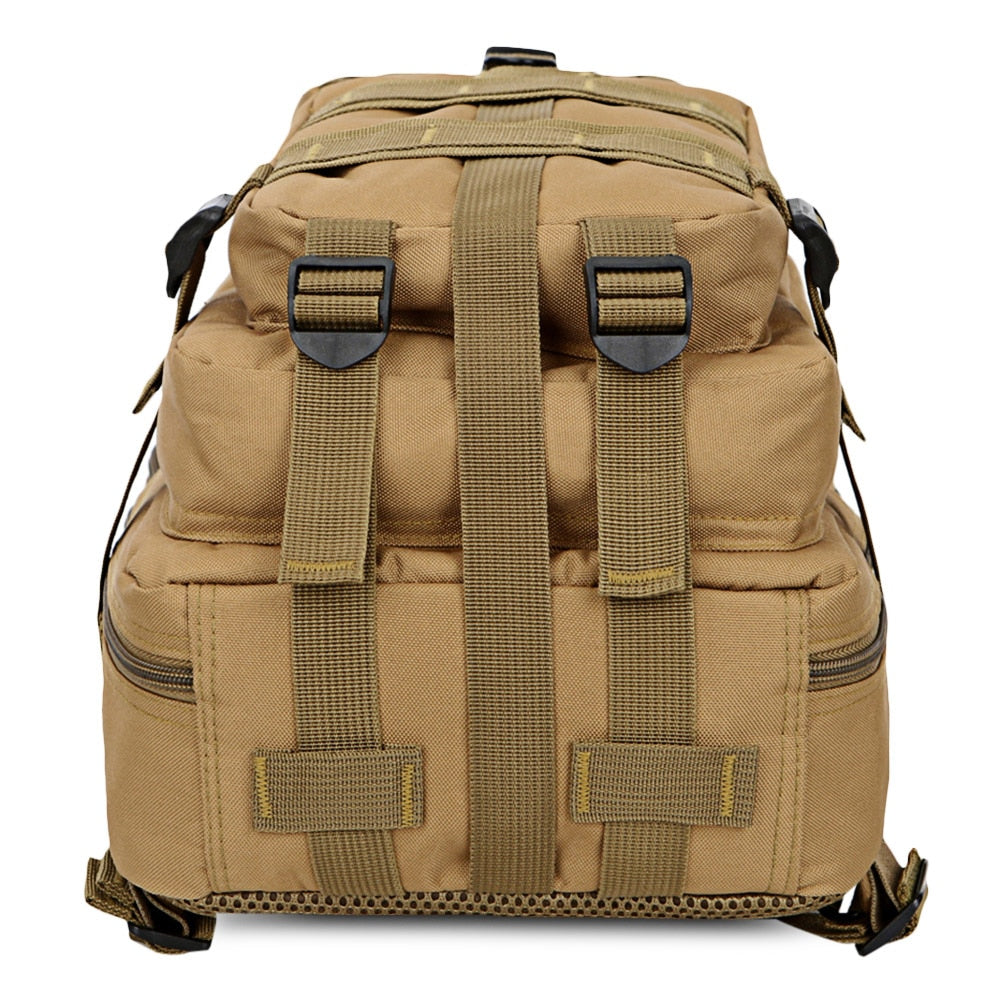 Olyyra Military Tactical Backpack 25L – Wear-Resistant, MOLLE System, Multi-Pocket, Padded Straps | Camping, Hiking, Travel & Outdoor Adventures