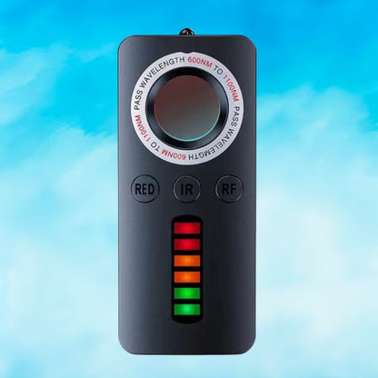 Olyyra Smart Hidden Camera Detector – RF Detection up to 8GHz, IR Infrared Scanning, RED Reflection Mode, 720-Hour Standby, 50g Ultralight | Hotel, Vehicle, Office & Travel Privacy Protection