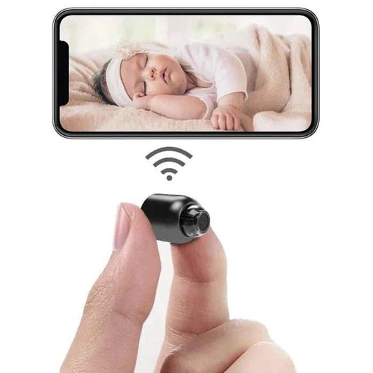 Olyyra NightView Compact Wireless Surveillance Camera – 1080P HD, Advanced IR Night Vision, WiFi Smartphone App for Discreet Indoor Monitoring