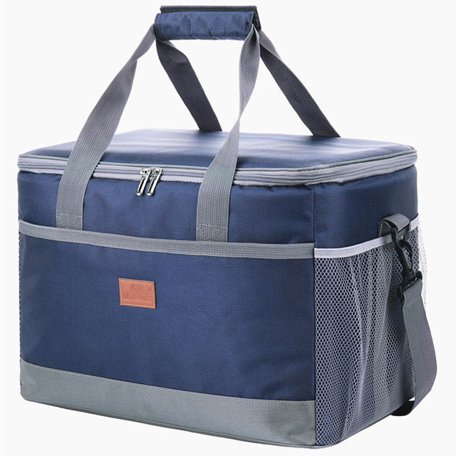 Olyyra 33L Collapsible Waterproof Cooler Tote Bag – 600D Oxford Fabric, Food-Grade PEVA + 8mm EPE Foam Insulation, Shoulder Strap | Picnics, Beach, Camping & Festivals