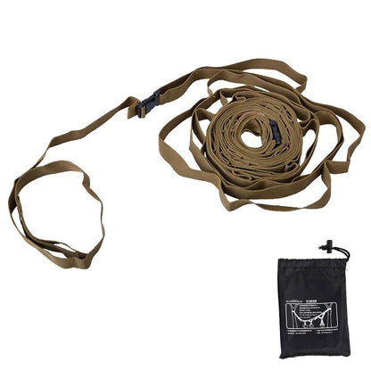 Olyyra Adjustable Hanging Rope for Camping & Hiking – Lightweight Multipurpose Outdoor Lanyard for Tents, Awnings & Gear (6 ft / 16.4 ft)