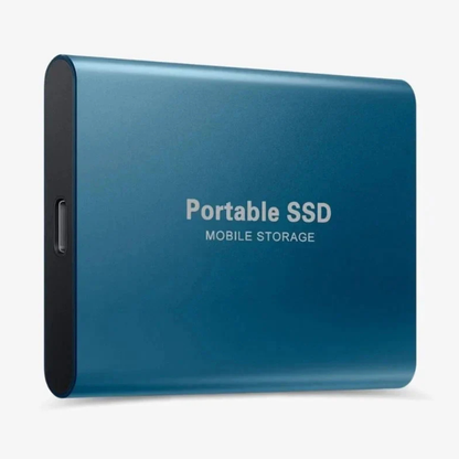 High-Capacity Shockproof Portable SSD – Up to 1050 MB/s, USB-C USB 3.2 Gen 2, Splash-Resistant Aluminum & Silicone, 1TB–16TB | PS5, Xbox, Windows, macOS, Linux & Android