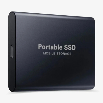 High-Capacity Shockproof Portable SSD – Up to 1050 MB/s, USB-C USB 3.2 Gen 2, Splash-Resistant Aluminum & Silicone, 1TB–16TB | PS5, Xbox, Windows, macOS, Linux & Android
