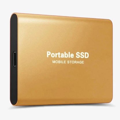 High-Capacity Shockproof Portable SSD – Up to 1050 MB/s, USB-C USB 3.2 Gen 2, Splash-Resistant Aluminum & Silicone, 1TB–16TB | PS5, Xbox, Windows, macOS, Linux & Android