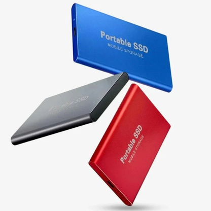 High-Capacity Shockproof Portable SSD – Up to 1050 MB/s, USB-C USB 3.2 Gen 2, Splash-Resistant Aluminum & Silicone, 1TB–16TB | PS5, Xbox, Windows, macOS, Linux & Android