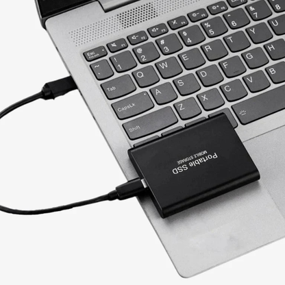 High-Capacity Shockproof Portable SSD – Up to 1050 MB/s, USB-C USB 3.2 Gen 2, Splash-Resistant Aluminum & Silicone, 1TB–16TB | PS5, Xbox, Windows, macOS, Linux & Android