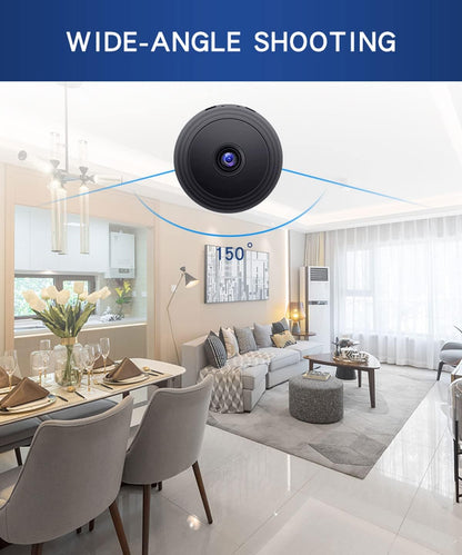 Mini WiFi Security Camera – 1080P Night Vision & Magnetic Mount