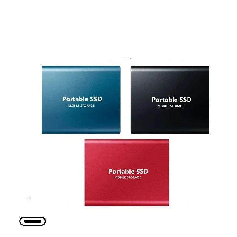 Fast Portable USB-C External SSD Drive
