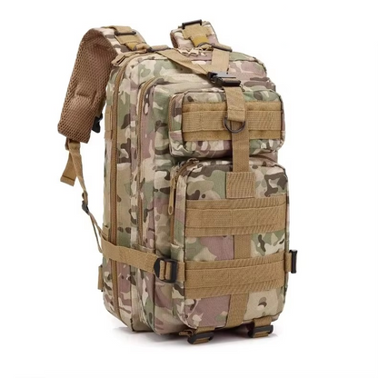 Olyyra Tactical Outdoor Backpack – Water-Resistant, MOLLE Webbing, Ventilated Back Panel, 1014 cu in & 1691 cu in | Hunting, Hiking, Field Training & Travel
