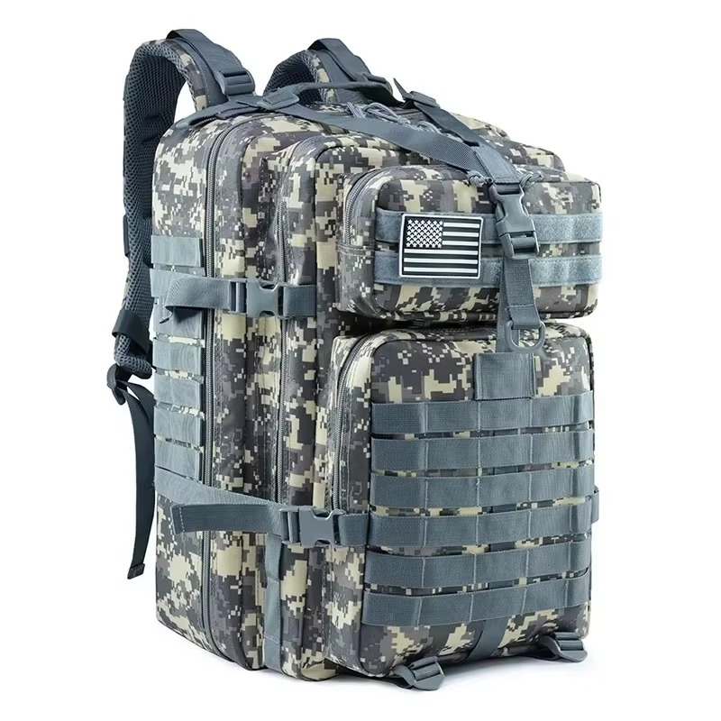 Olyyra Tactical Outdoor Backpack – Water-Resistant, MOLLE Webbing, Ventilated Back Panel, 1014 cu in & 1691 cu in | Hunting, Hiking, Field Training & Travel