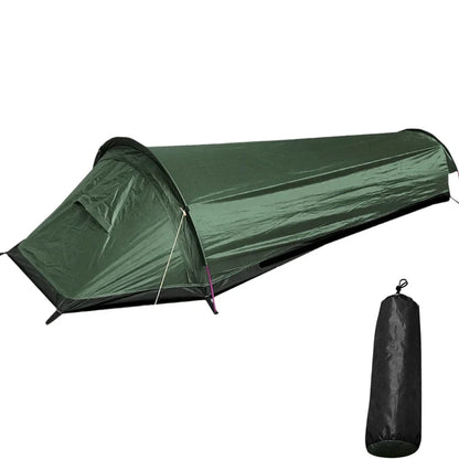 Trekvento SoloShield Ultralight Single Tent | Waterproof & Windproof | With Aluminum Poles & Storage Bag | For Trekking, Hiking & Camping