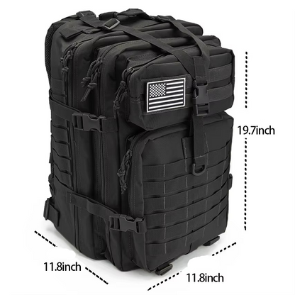 Olyyra Tactical Outdoor Backpack – Water-Resistant, MOLLE Webbing, Ventilated Back Panel, 1014 cu in & 1691 cu in | Hunting, Hiking, Field Training & Travel