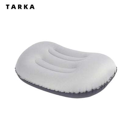 Olyyra Inflatable Outdoor Camping Pillow – 80g Ultralight, Ergonomic Cervical Support, TPU-Coated Polyester, Foldable & Compressible | Camping, Hiking, Travel & Festivals
