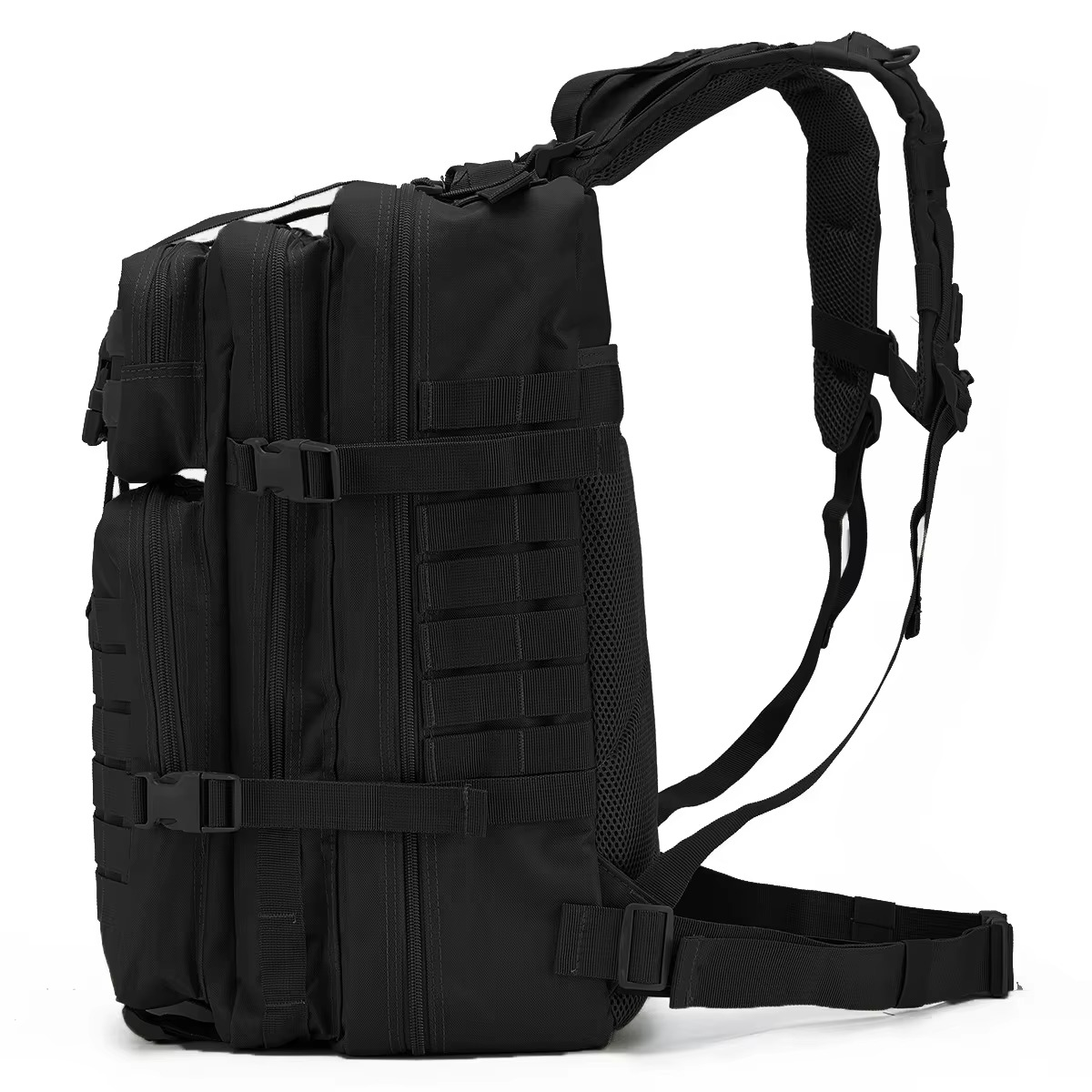 Olyyra Tactical Outdoor Backpack – Water-Resistant, MOLLE Webbing, Ventilated Back Panel, 1014 cu in & 1691 cu in | Hunting, Hiking, Field Training & Travel