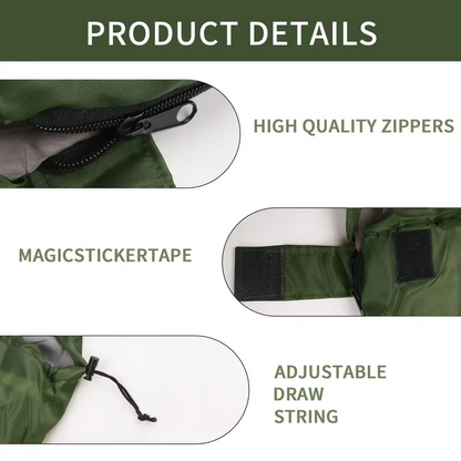 Olyyra Ultralight 4-Season Waterproof Sleeping Bag – Envelope Style, Warm Insulation, Lightweight Compact, Waterproof Outer Shell | Backpacking, Hiking & Camping