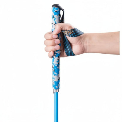 Olyyra Ultralight Carbon Fiber Trekking Poles – Foldable 5-Section Adjustable Hiking Sticks for Trail, Trekking & Backcountry