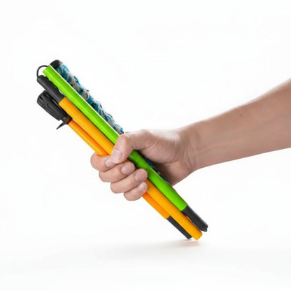 Olyyra Ultralight Carbon Fiber Trekking Poles – Foldable 5-Section Adjustable Hiking Sticks for Trail, Trekking & Backcountry