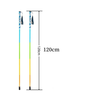 Olyyra Ultralight Carbon Fiber Trekking Poles – Foldable 5-Section Adjustable Hiking Sticks for Trail, Trekking & Backcountry