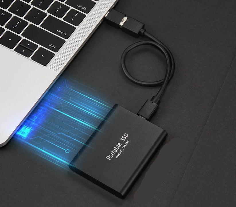 Fast Portable USB-C External SSD Drive