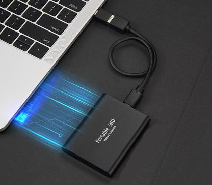 Fast Portable USB-C External SSD Drive