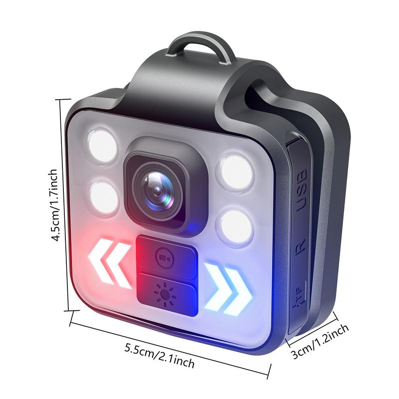 Olyyra Compact Mini HD Action Camera – 1080P, 100° Wide Angle, 5.5-Hour Battery, Loop Recording & 128GB Support for Body Cam, Surveillance & On-the-Go Use