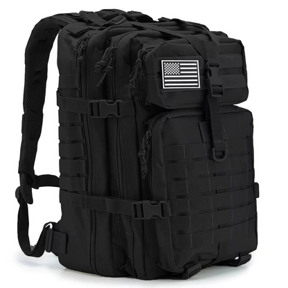 Olyyra Tactical Outdoor Backpack – Water-Resistant, MOLLE Webbing, Ventilated Back Panel, 1014 cu in & 1691 cu in | Hunting, Hiking, Field Training & Travel