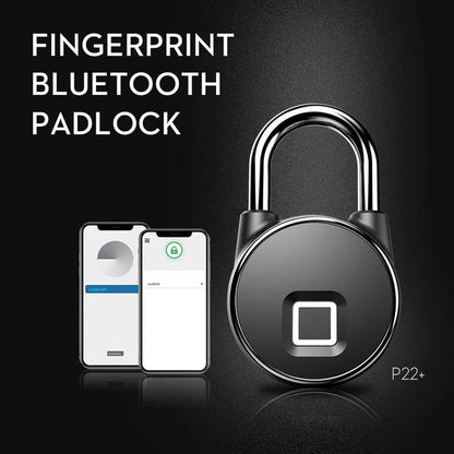 Smart Fingerprint Padlock – Biometric Fingerprint + Bluetooth Dual Access, USB Rechargeable, Weather-Resistant | Gym Lockers, Gates, Storage Units & More