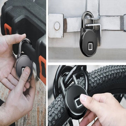 Smart Fingerprint Padlock – Biometric Fingerprint + Bluetooth Dual Access, USB Rechargeable, Weather-Resistant | Gym Lockers, Gates, Storage Units & More