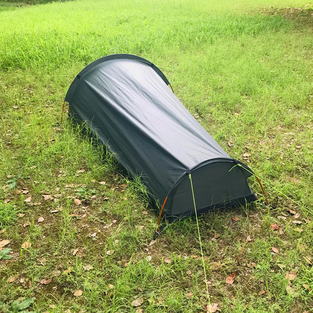 Trekvento SoloShield Ultralight Single Tent | Waterproof & Windproof | With Aluminum Poles & Storage Bag | For Trekking, Hiking & Camping