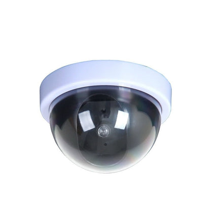 Olyyra Fake Security Camera Decoy – Realistic Outdoor Dummy Surveillance Camera with Flashing LED Light for Home & Business Theft Deterrent