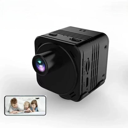 Olyyra 4K Mini WiFi Security Camera – Motion Detection, 160° Wide Angle, 10-Hour Battery, Night Vision & 256GB Storage for Home, Pet & Workplace Monitoring