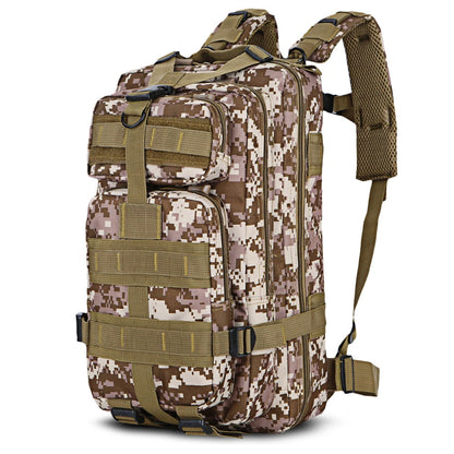 Olyyra Military Tactical Backpack 25L – Wear-Resistant, MOLLE System, Multi-Pocket, Padded Straps | Camping, Hiking, Travel & Outdoor Adventures