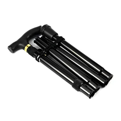 Olyyra Adjustable Foldable Aluminum Hiking Pole – 5-Level Height Adjustment (84–93cm), Compact Folded Size 27×14cm | Trekking, Hiking & Mountaineering | 6 Color Options