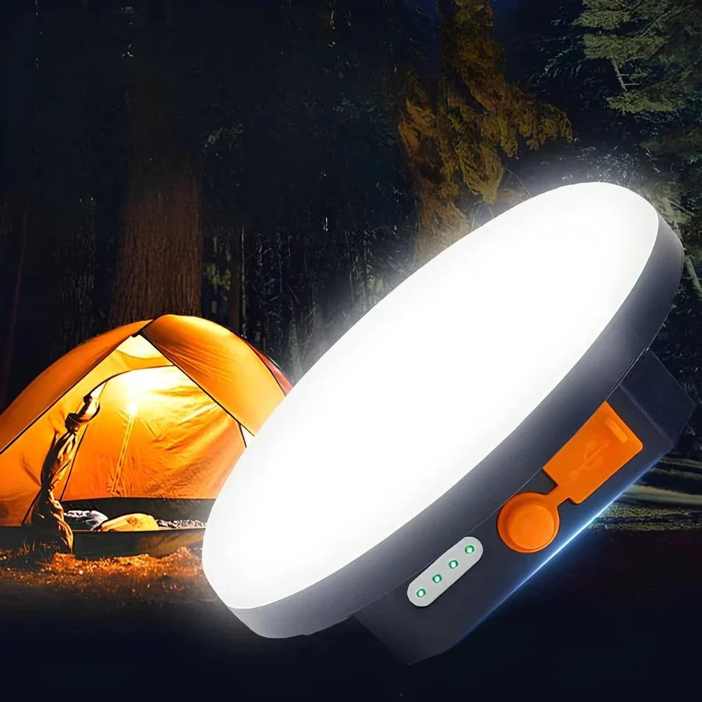 Olyyra Multifunctional Hiking Power Bank & Camp Light – 6600mAh, 24-Hour Runtime, IP45 Waterproof, 30 LEDs, Magnetic Hangable Design, USB-A Output | Camping, Hiking & Outdoor Adventures